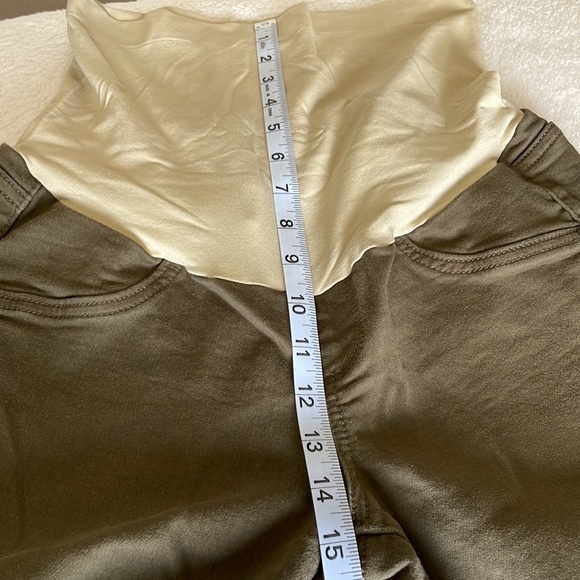 a:glow Maternity Jeggings Khaki Color Size 6 - Picture 10 of 13
